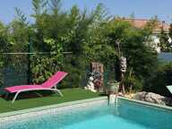 belle villa de plain pied avec piscine sur Servian en viager occupé avec un homme unique propriétaire sur un terrain — photo 4