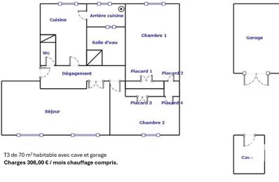 appartement 3 pièces 70 m2 à vendre à Évreux (27000)