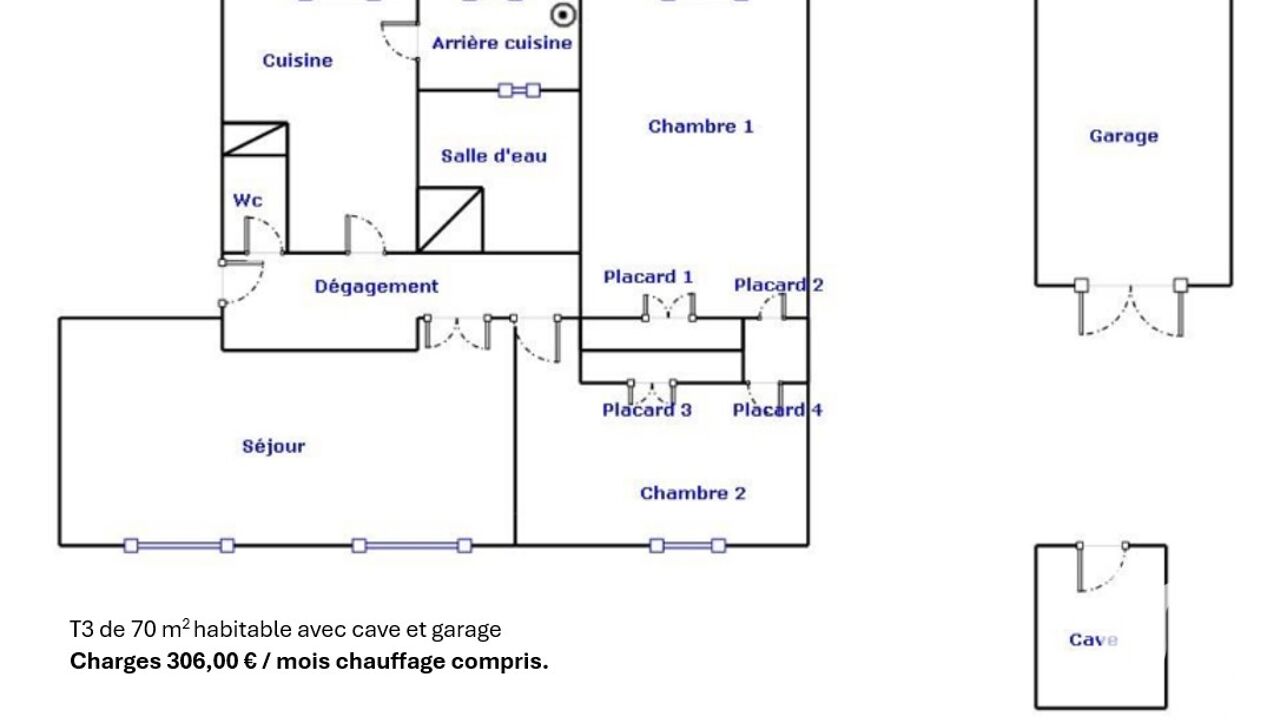 appartement 3 pièces 70 m2 à vendre à Évreux (27000)