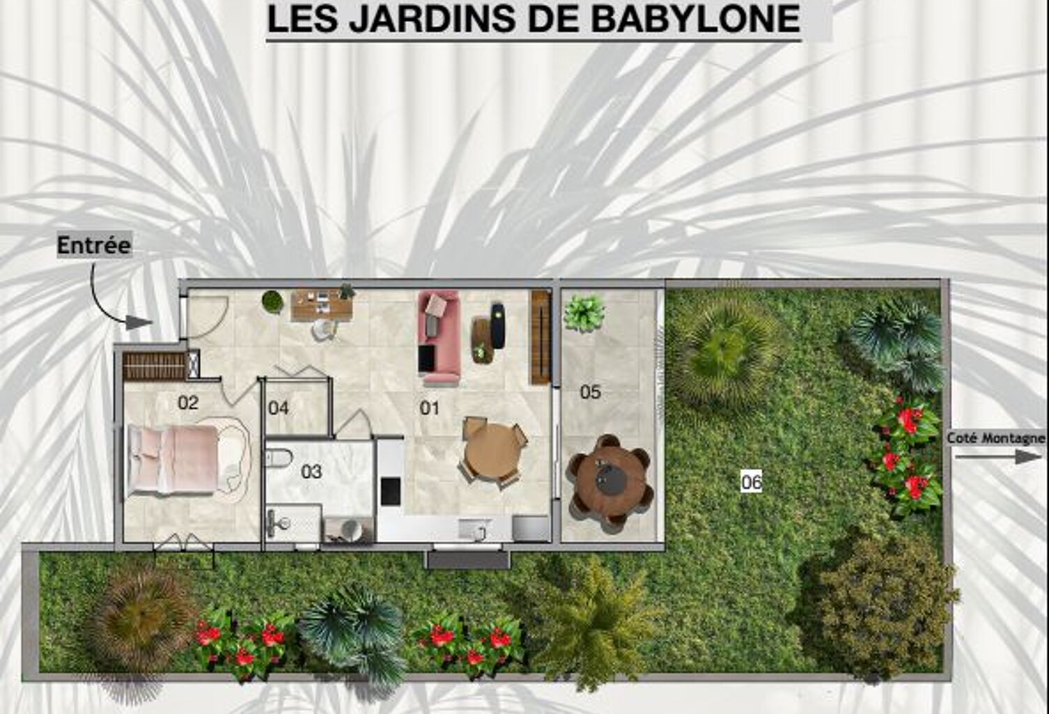 Appartement NEUF Etang salé AVEC JARDIN — photo 1