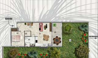 Appartement 2 Pièces 55 m² à vendre à L'Étang-Salé (97427)