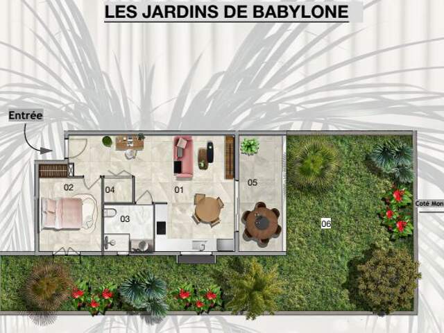 Appartement NEUF Etang salé AVEC JARDIN — photo du bien