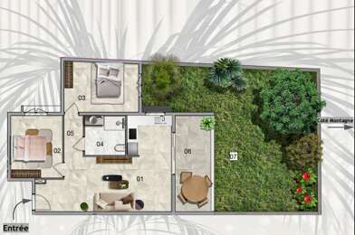Appartement 3 pièces 371696 €
