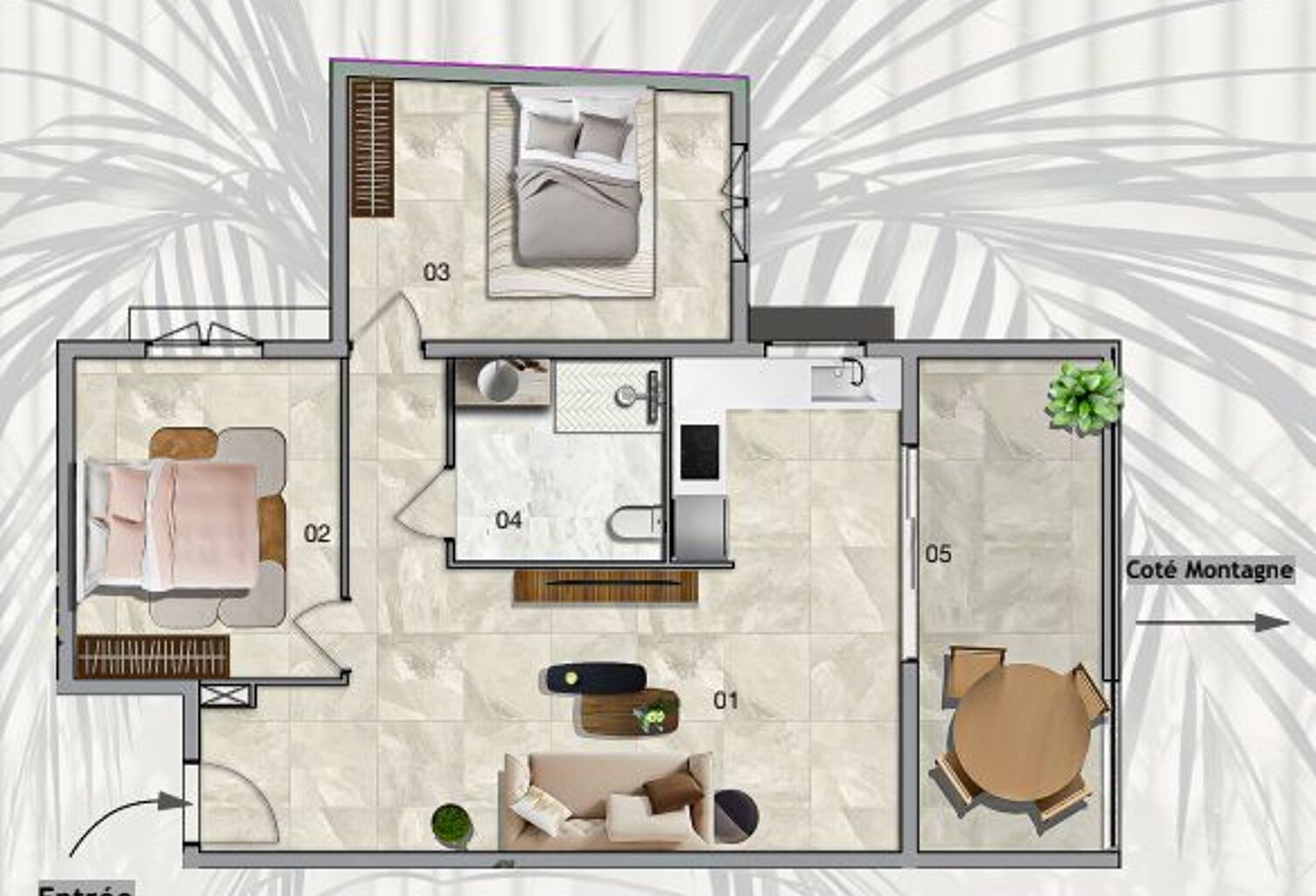 Appartement T3 - NEUF - Etang salé — photo 1