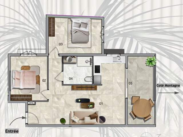 Appartement T3 - NEUF - Etang salé — photo du bien