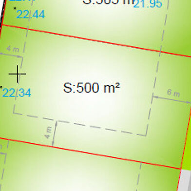 Terrain à construire 500 m²