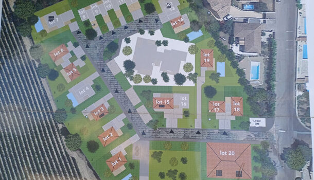 Terrain  à vendre Saint-Brès 34670