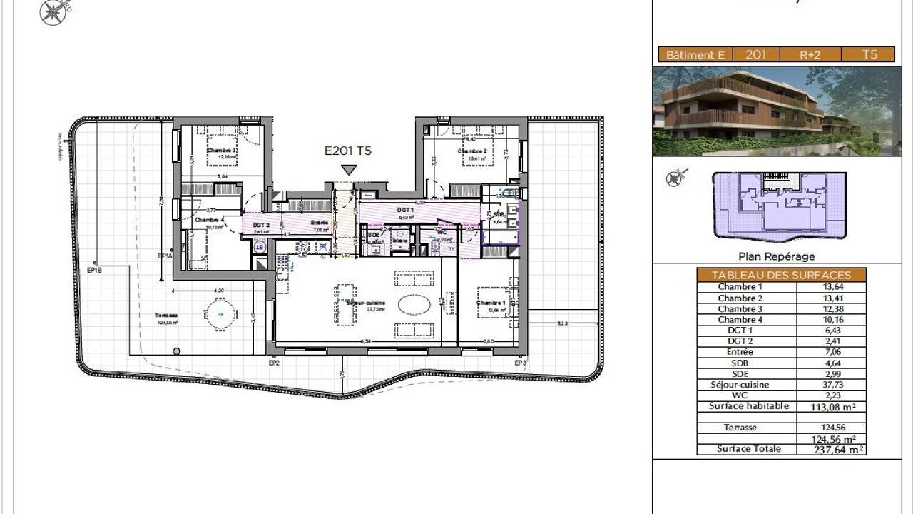 appartement 5 pièces 120 m2 à vendre à Hendaye (64700)