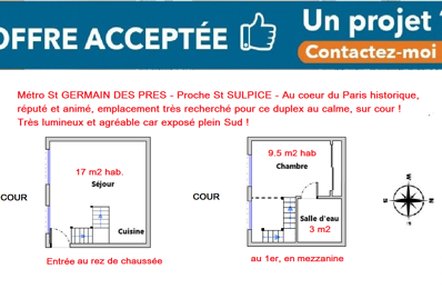 vente appartement 350 000 € à proximité de Paris 4 (75004)