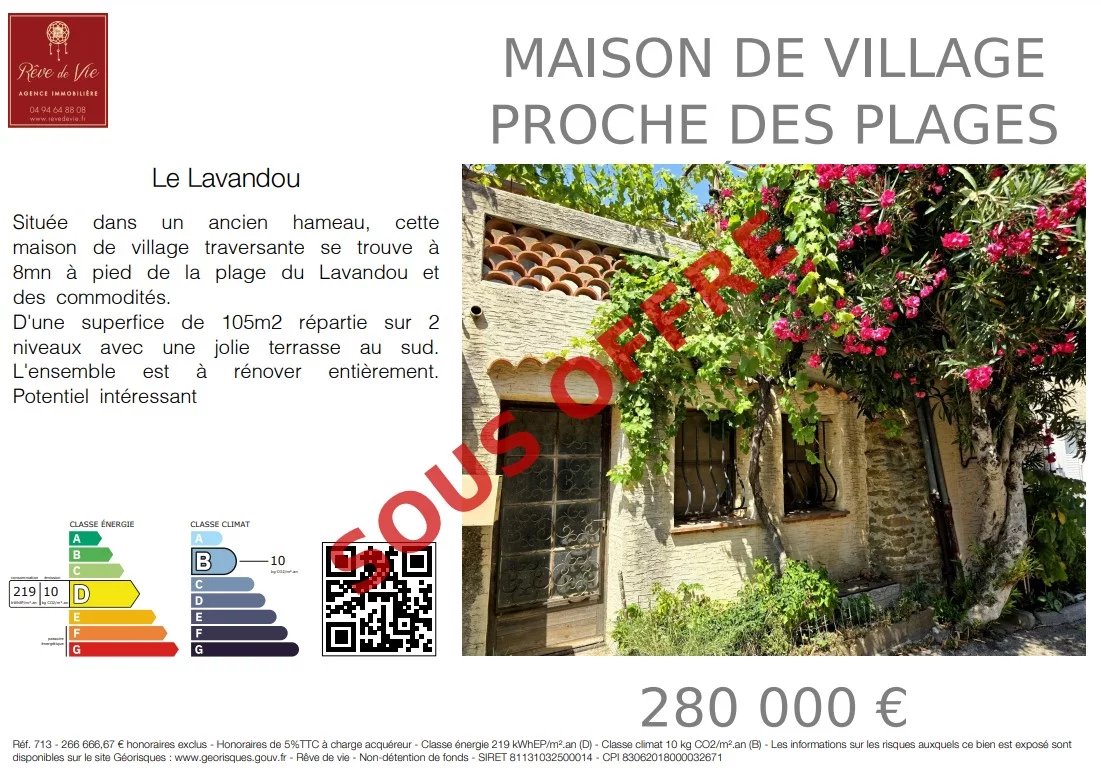 Lavandou (Le) Maison 5 pièces 105 m²