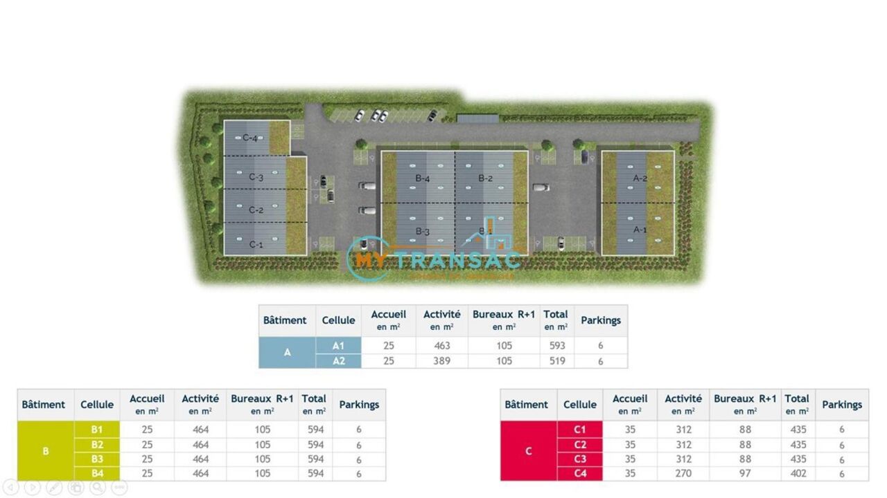 local industriel  pièces 519 m2 à vendre à Limeil-Brévannes (94450)