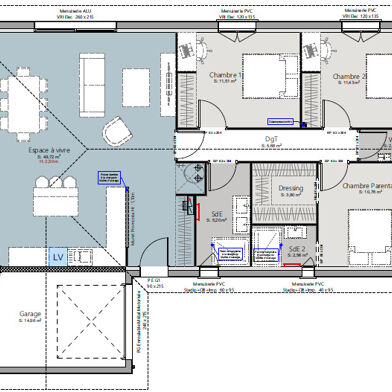 Maison à construire 4 pièces 102 m²