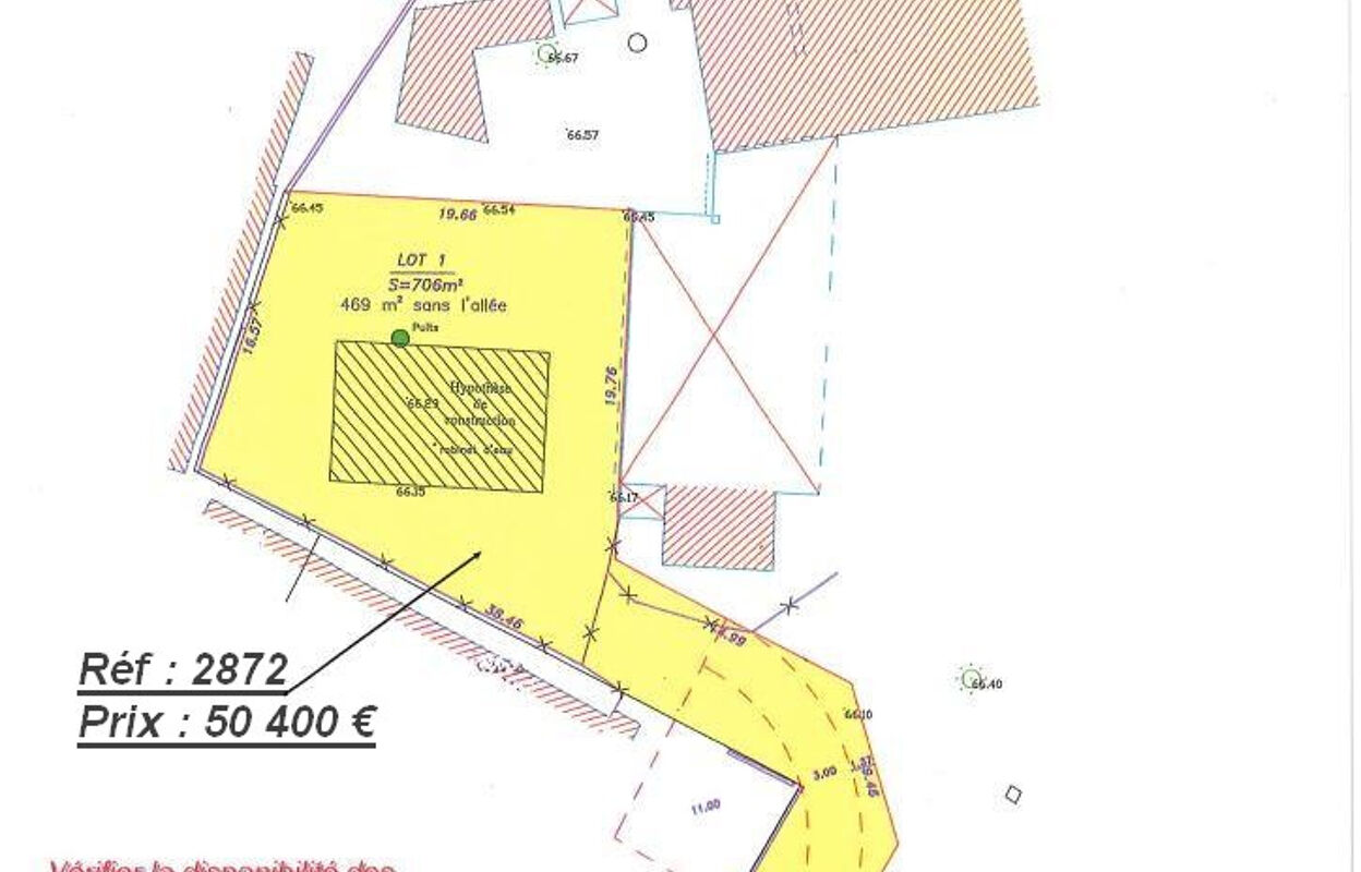 terrain  pièces 705 m2 à vendre à Saint-Yzan-de-Soudiac (33920)