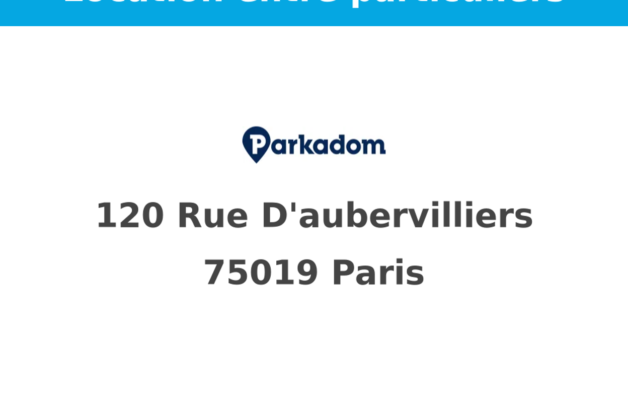 garage  pièces  m2 à louer à Paris 19 (75019)