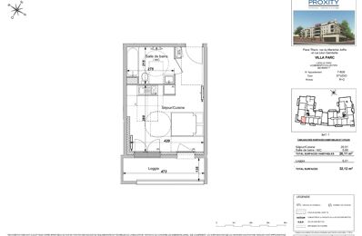 location appartement 530 € CC /mois à proximité de Hem (59510)