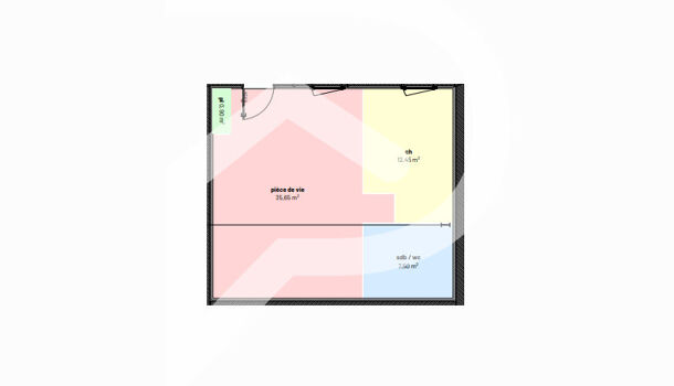 Appartement 2 pièces  à vendre Reims 51100