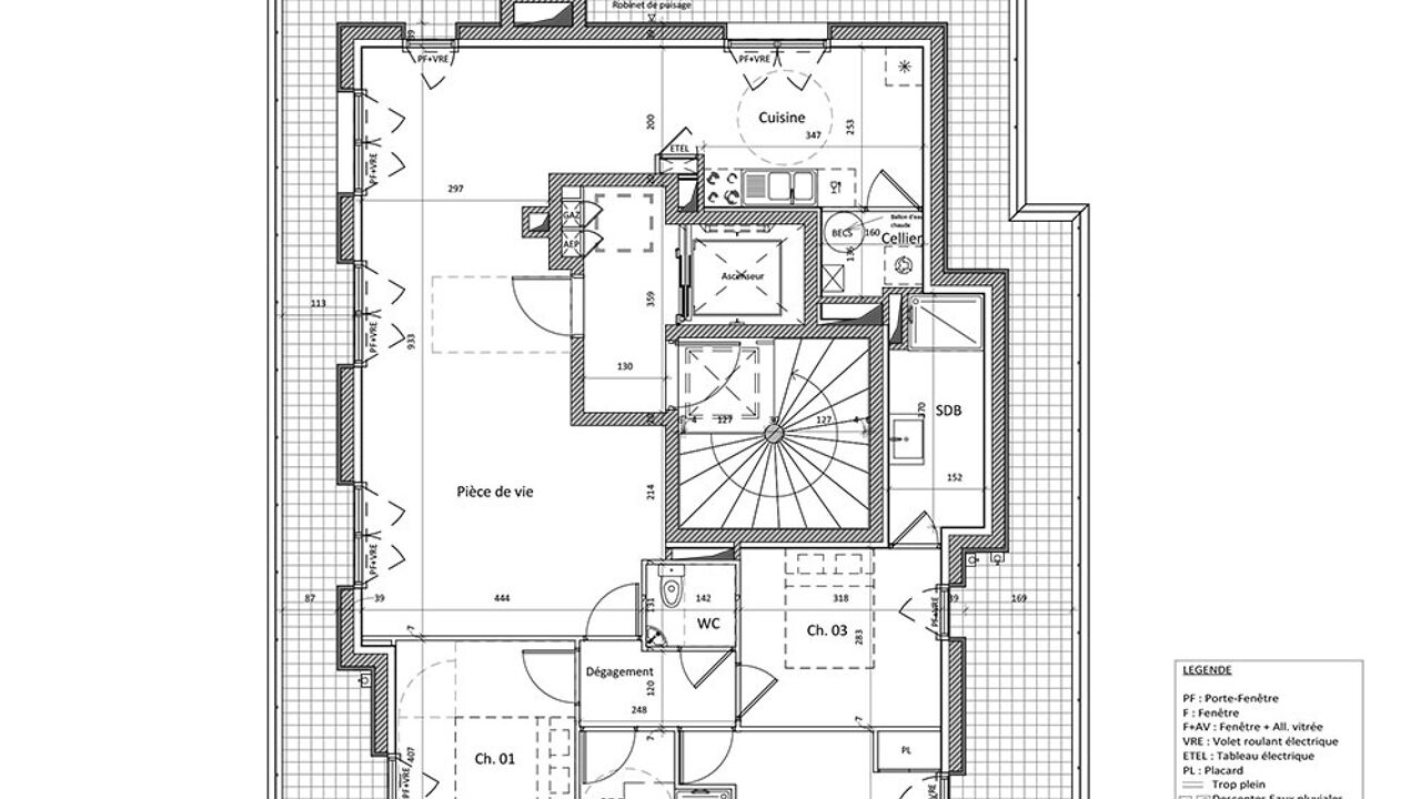 appartement 4 pièces 94 m2 à vendre à Nantes (44300)