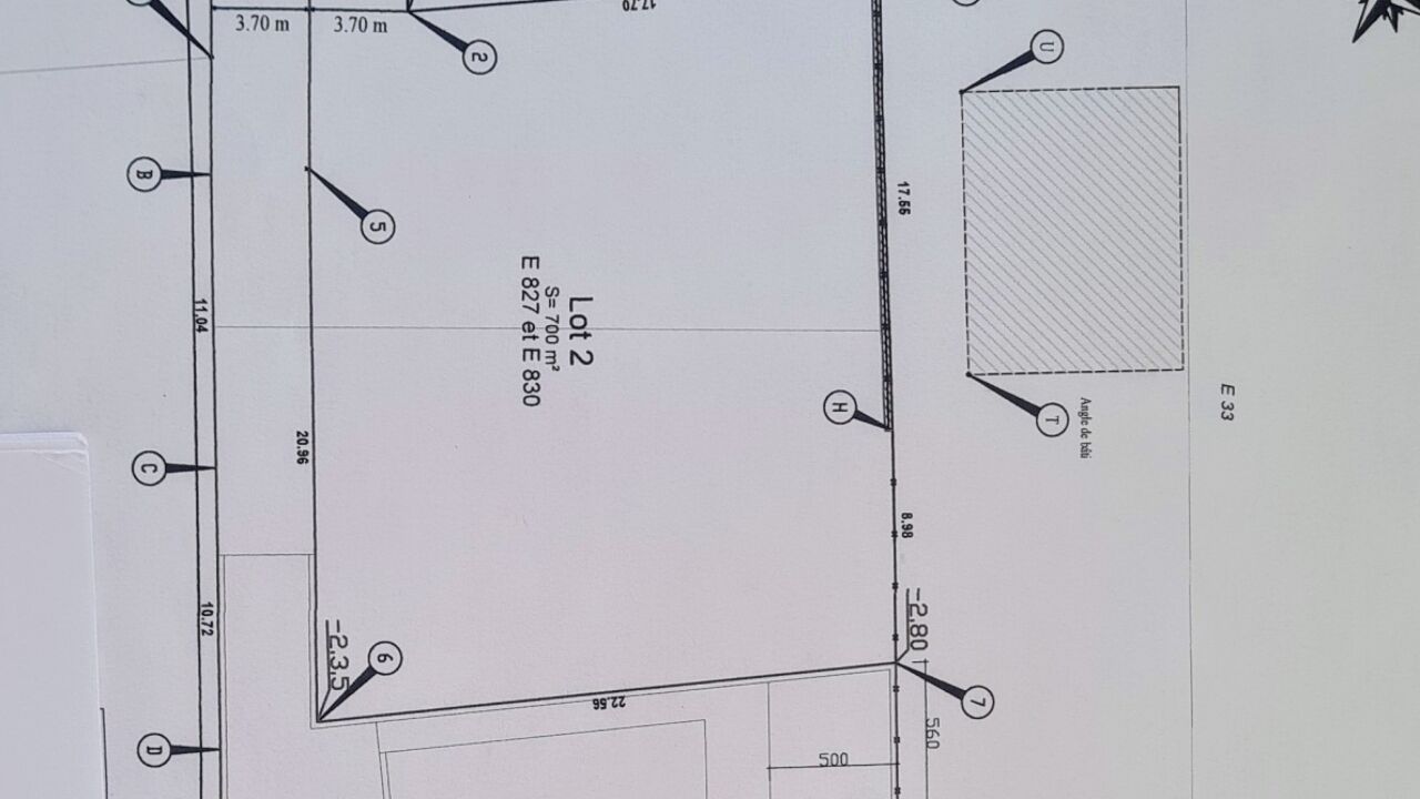 terrain  pièces 700 m2 à vendre à Courcy (51220)