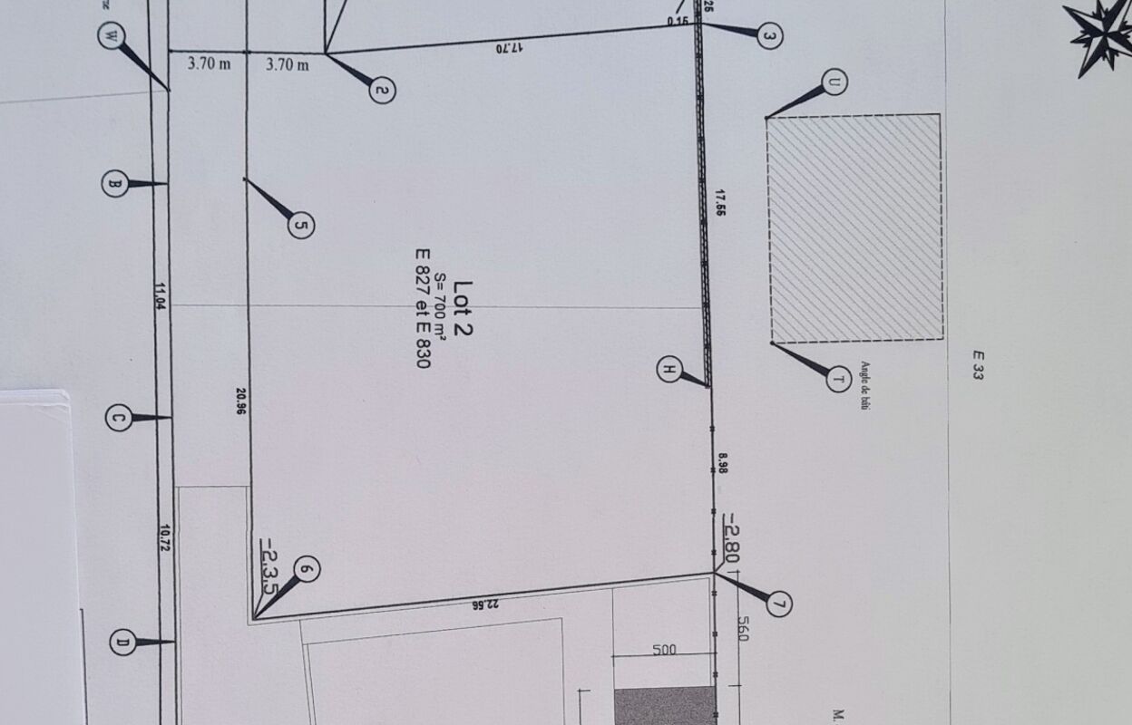 terrain  pièces 700 m2 à vendre à Courcy (51220)