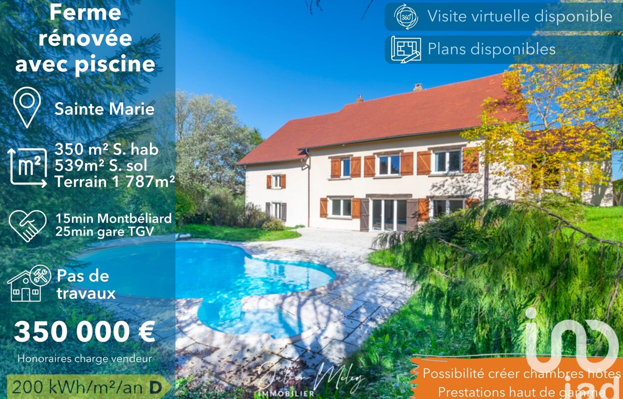 maison 7 pièces 350 m2 à vendre à Sainte-Marie (25113)