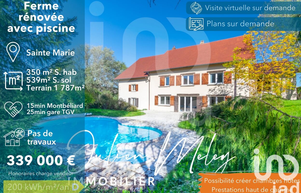 maison 9 pièces 350 m2 à vendre à Sainte-Marie (25113)