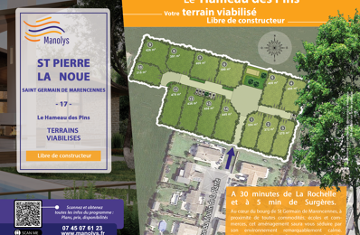 vente terrain 53 400 € à proximité de Saint-Saturnin-du-Bois (17700)