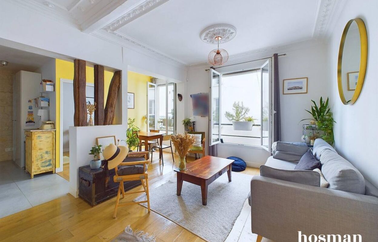 appartement 3 pièces 49 m2 à vendre à Paris 18 (75018)