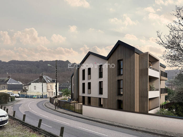 Appartement T1 avec loggia - résidence neuve avec ascenseur - Montville centre - 28.60m² — photo 1