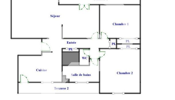 Appartement 4 pièces  à vendre Lunel 34400