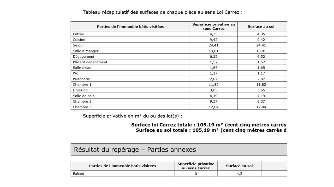 appartement 5 pièces 110 m2 à vendre à Saint-Maurice (94410)