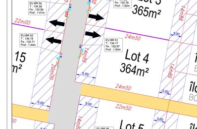 terrain 334 m2 à construire à Dreux (28100)