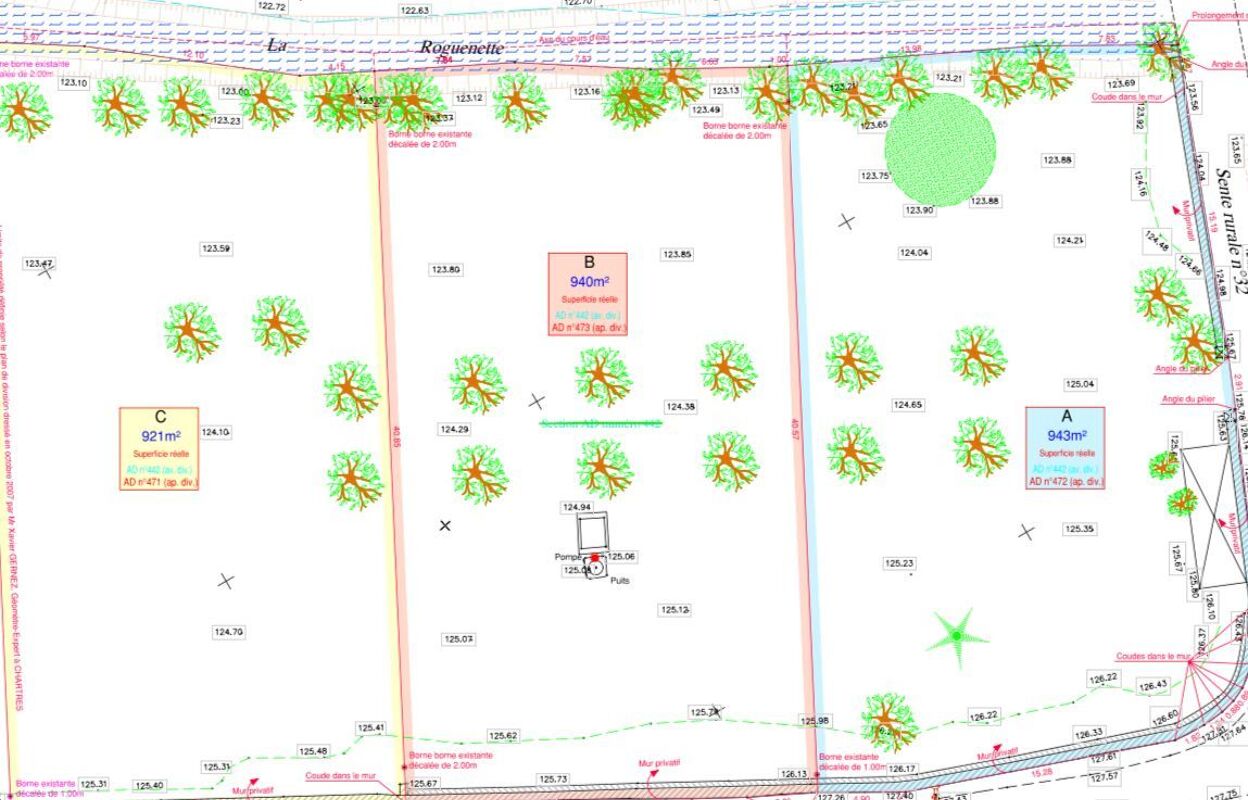 terrain 940 m2 à construire à Gasville-Oisème (28300)