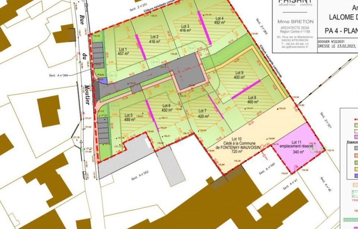 terrain 450 m2 à construire à Mantes-la-Jolie (78200)