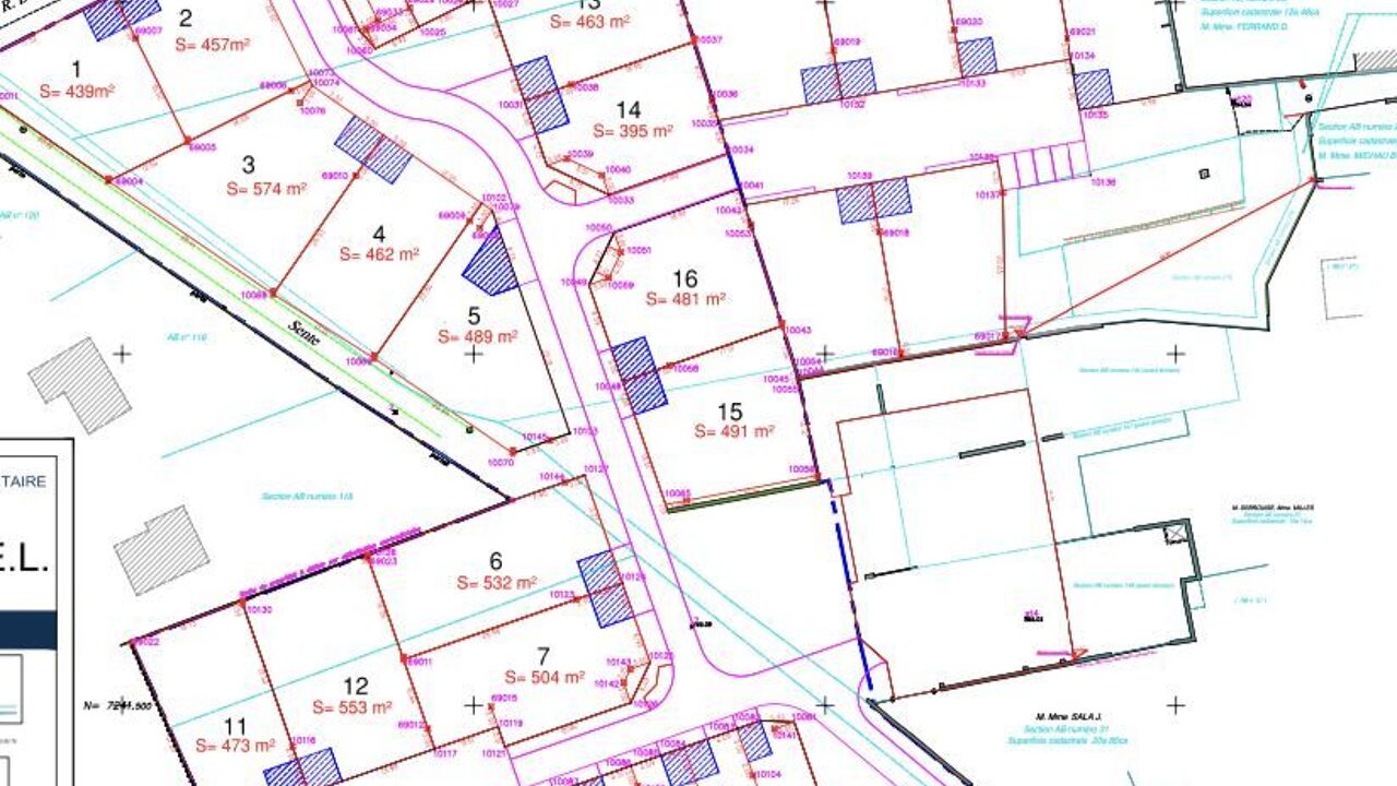 terrain 564 m2 à construire à Prunay-le-Gillon (28360)