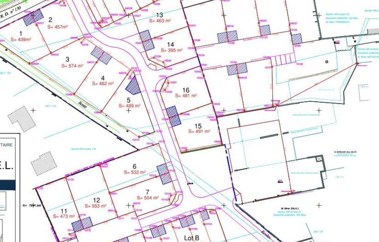 terrain 564 m2 à construire à Prunay-le-Gillon (28360)