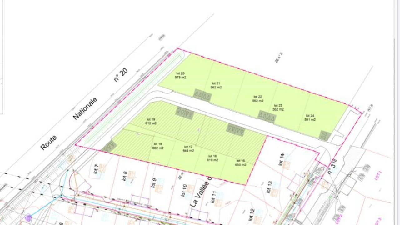 terrain 575 m2 à construire à Toury (28310)