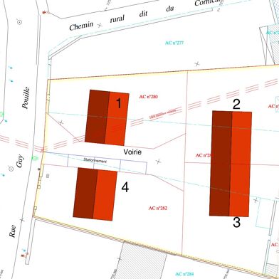 Terrain à construire 358 m²