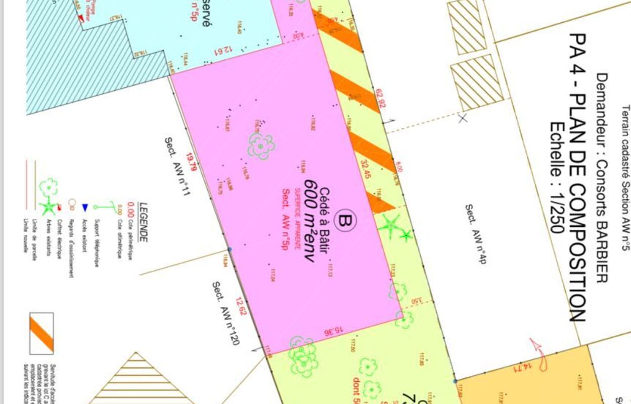 terrain 600 m2 à construire à Gambais (78950)