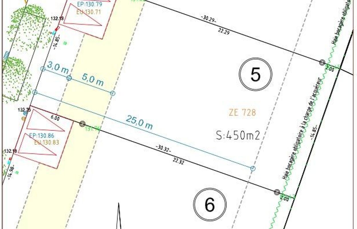 terrain 450 m2 à construire à Nogent-le-Roi (28210)