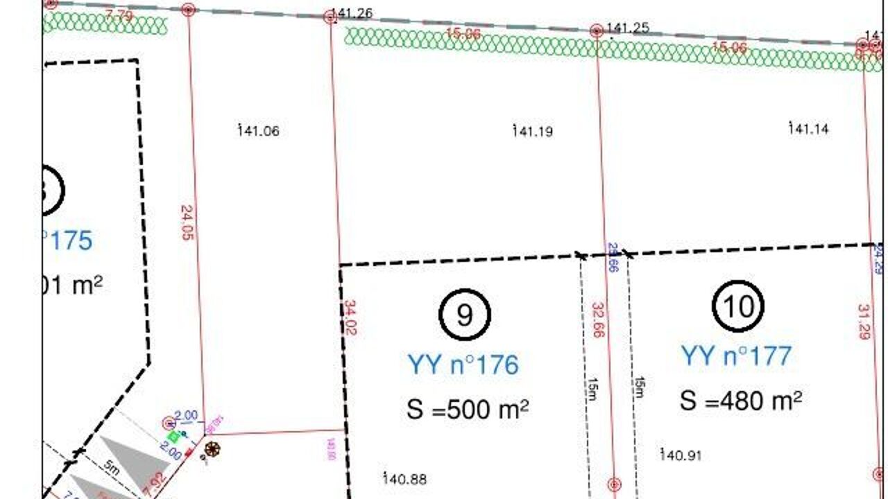 terrain 480 m2 à construire à Voves (28150)