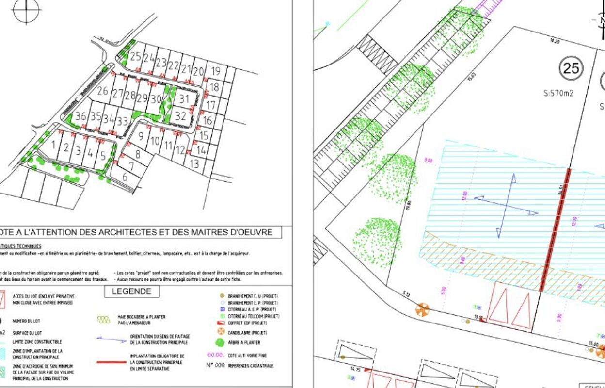 terrain 570 m2 à construire à Chartres (28000)