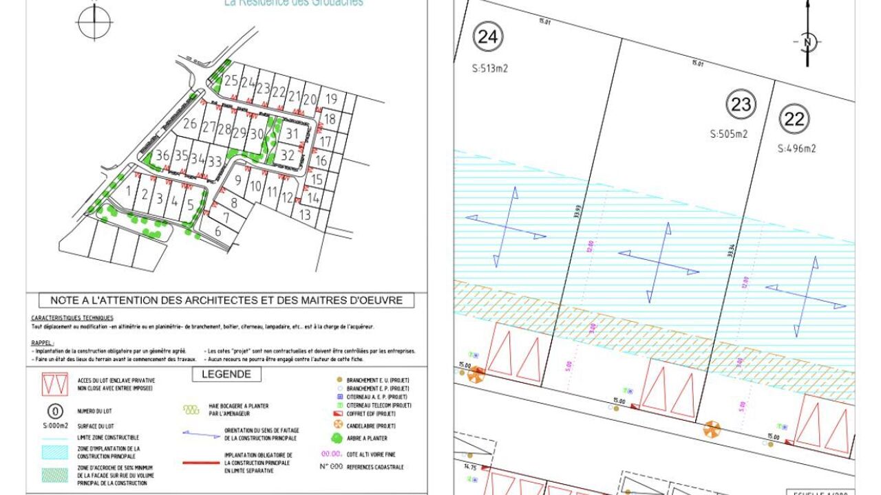 terrain 505 m2 à construire à Chartres (28000)