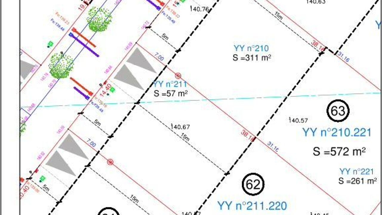 terrain 547 m2 à construire à Voves (28150)