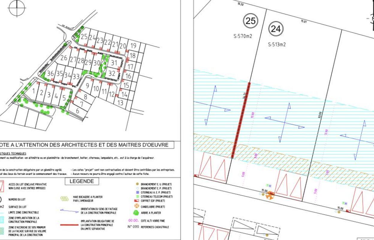 terrain 513 m2 à construire à Chartres (28000)