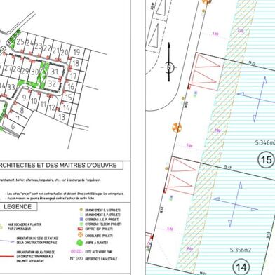 Terrain à construire 526 m²