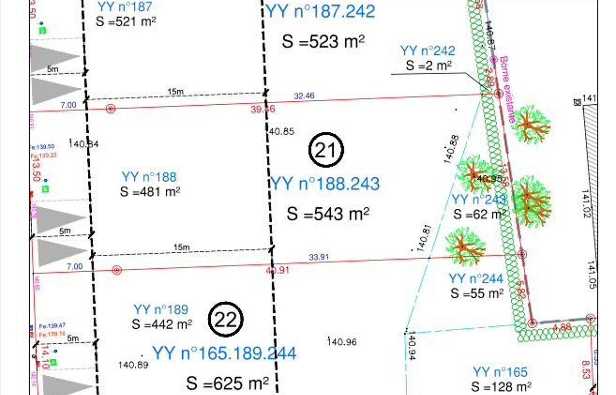 terrain 625 m2 à construire à Voves (28150)