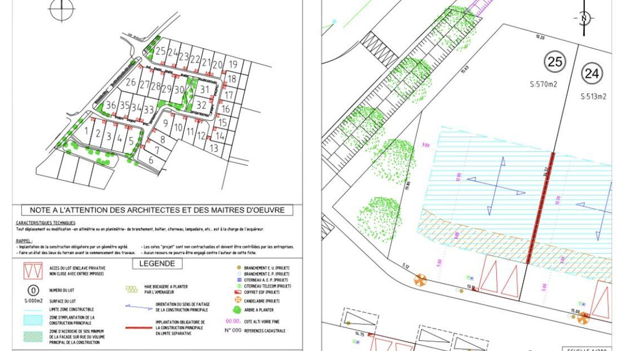 terrain 570 m2 à construire à Chartres (28000)