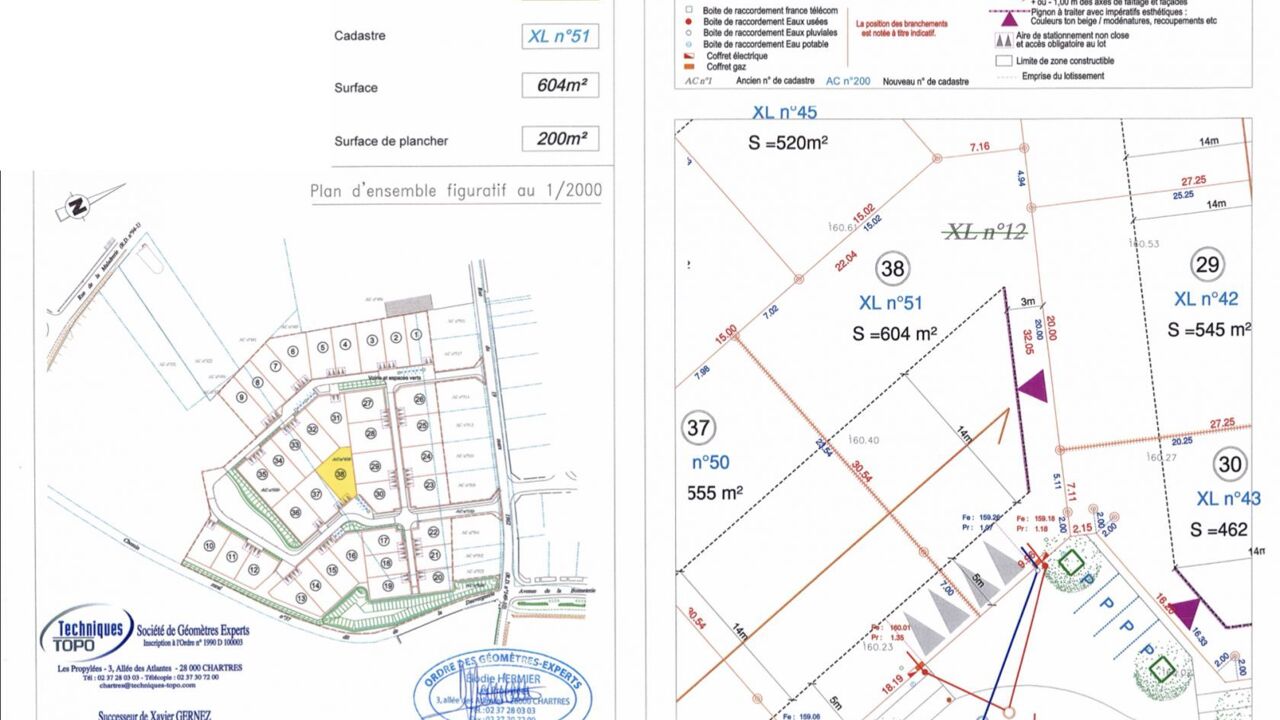 terrain 604 m2 à construire à Illiers-Combray (28120)