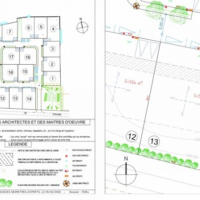 Terrain à construire 519 m²