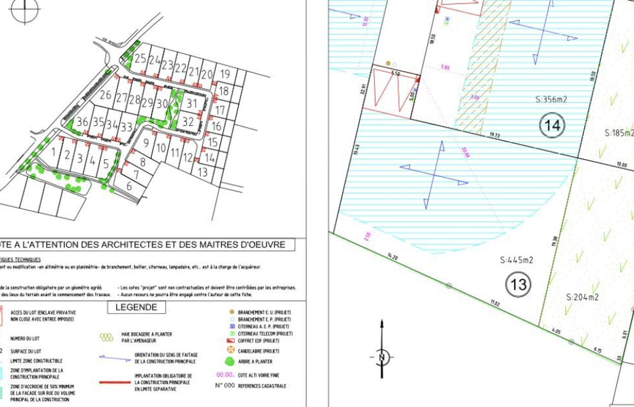 terrain 650 m2 à construire à Chartres (28000)